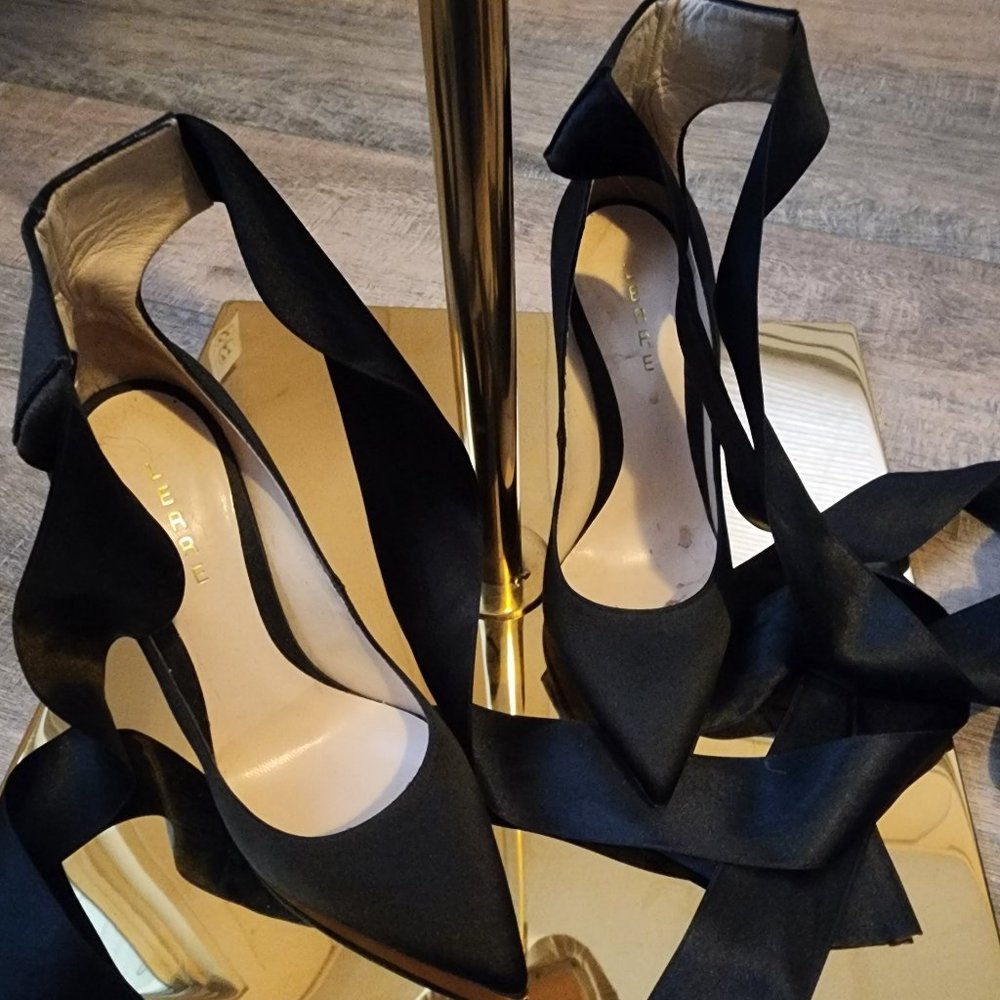 Lerre Ribbon Lace Up Heels